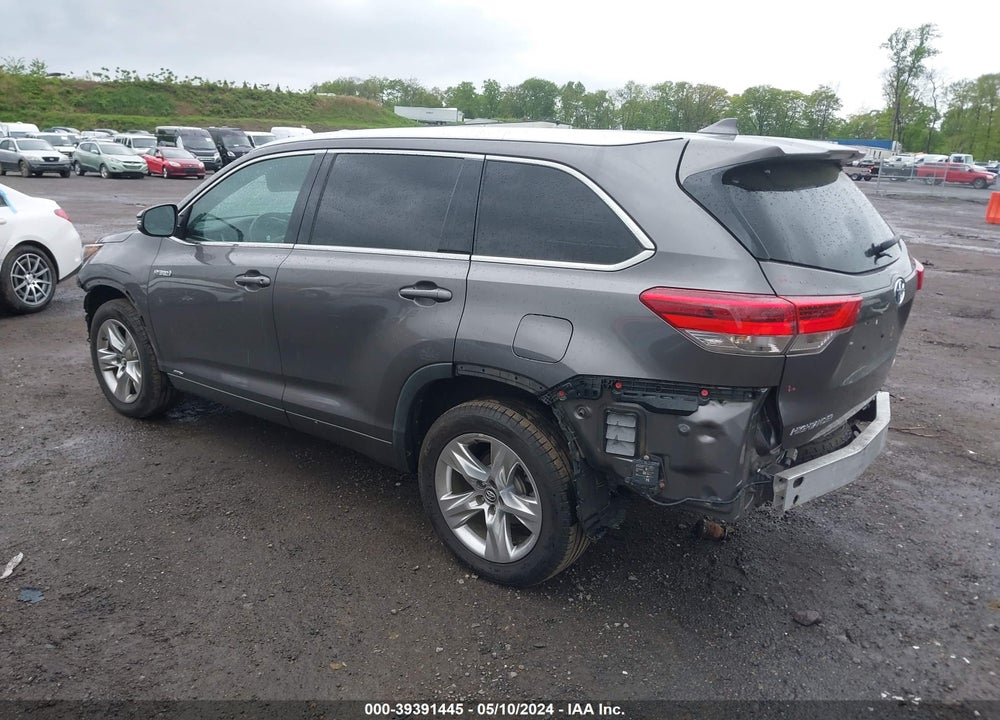 2017 TOYOTA HIGHLANDER HYBRID LIMITED VIN: 5TDDGRFH8HS030998