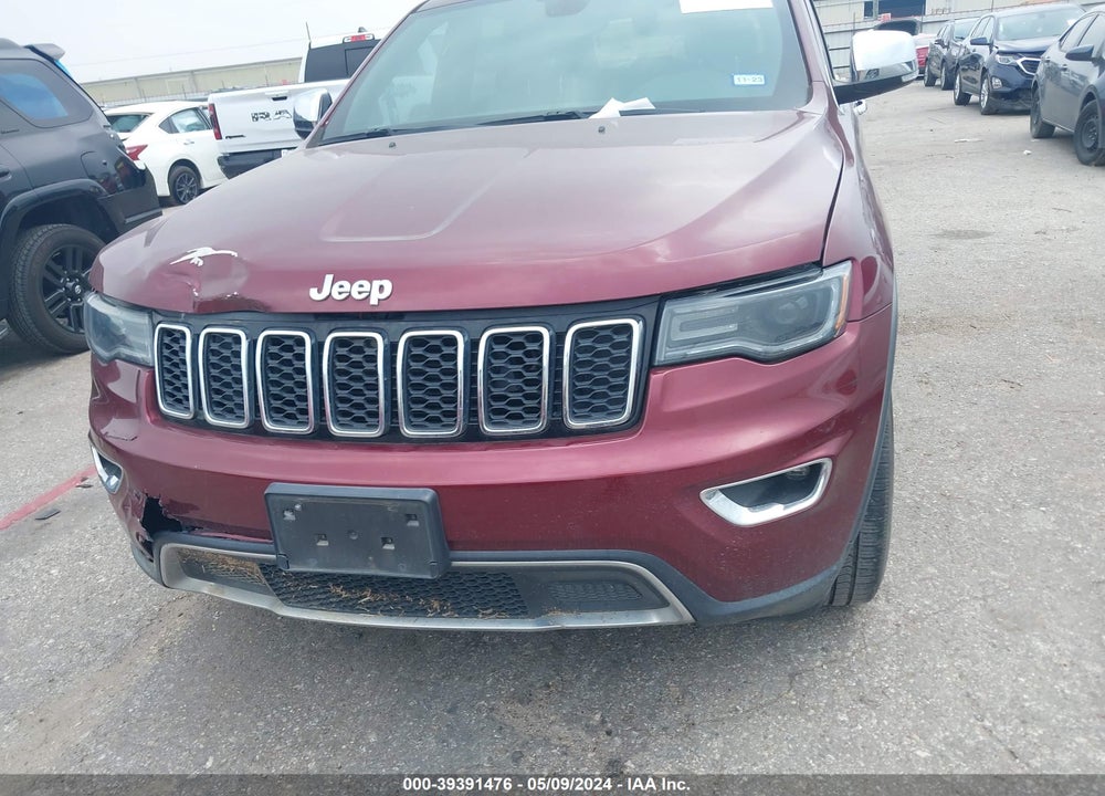 2019 JEEP GRAND CHEROKEE LIMITED 4X2 VIN: 1C4RJEBG4KC643478