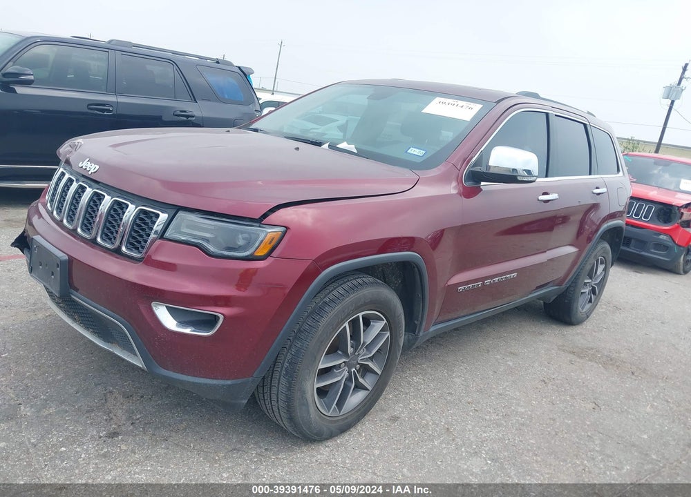 2019 JEEP GRAND CHEROKEE LIMITED 4X2 VIN: 1C4RJEBG4KC643478