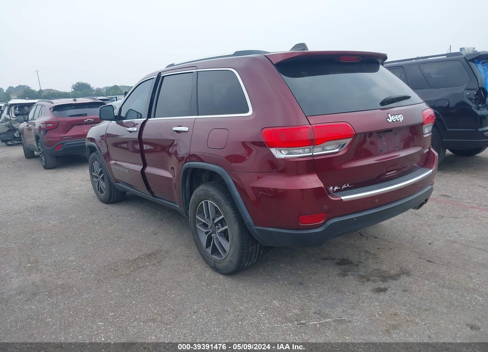 2019 JEEP GRAND CHEROKEE LIMITED 4X2 VIN: 1C4RJEBG4KC643478