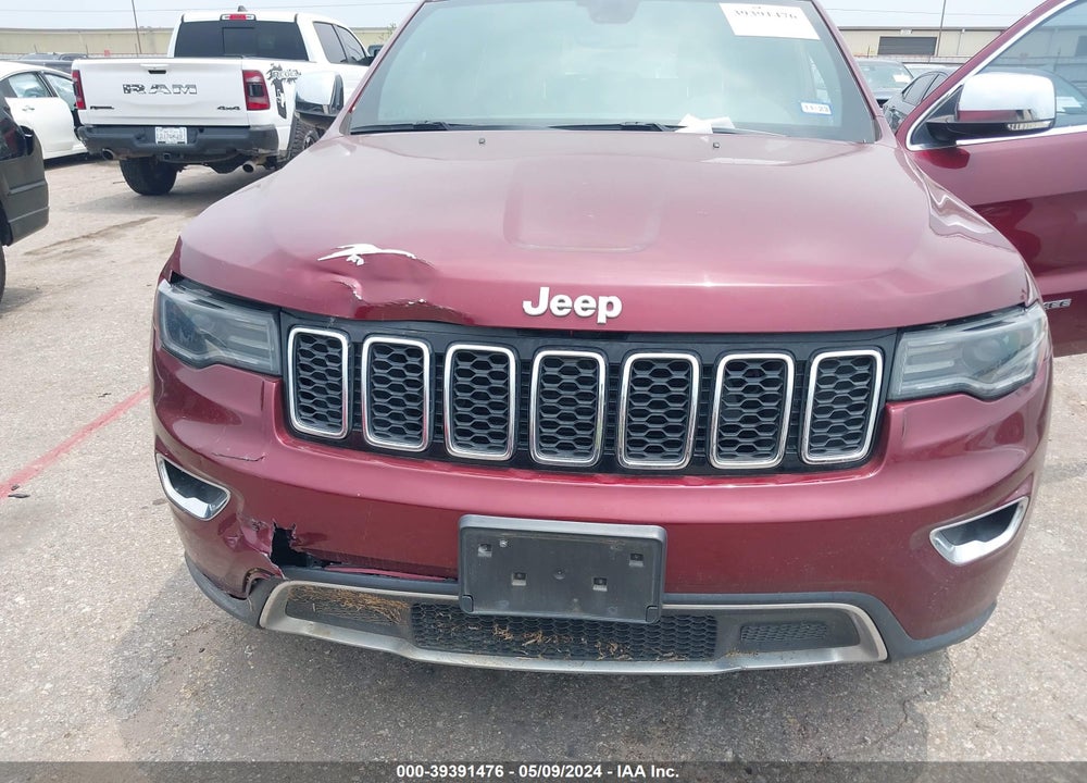 2019 JEEP GRAND CHEROKEE LIMITED 4X2 VIN: 1C4RJEBG4KC643478