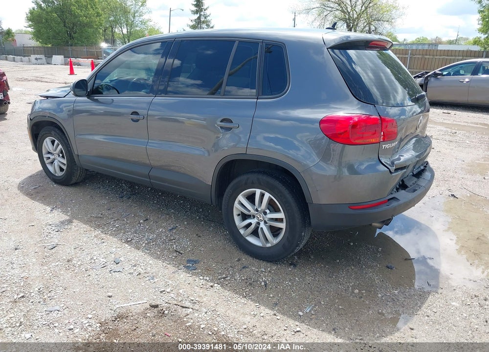 2013 VOLKSWAGEN TIGUAN S VIN: WVGBV3AX0DW621888