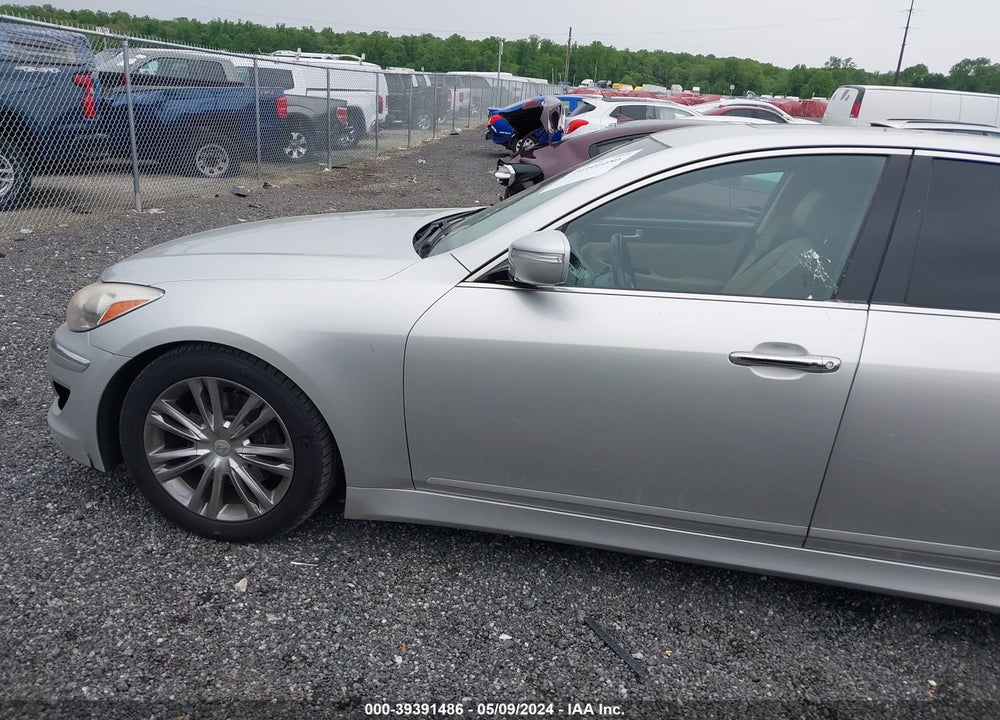 2012 HYUNDAI GENESIS 3.8 VIN: KMHGC4DD3CU208327
