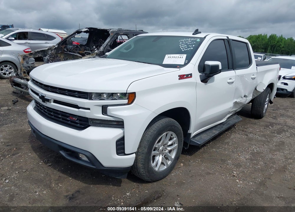 2020 CHEVROLET SILVERADO 1500 4WD SHORT BED RST VIN: 3GCUYEEDXLG209622