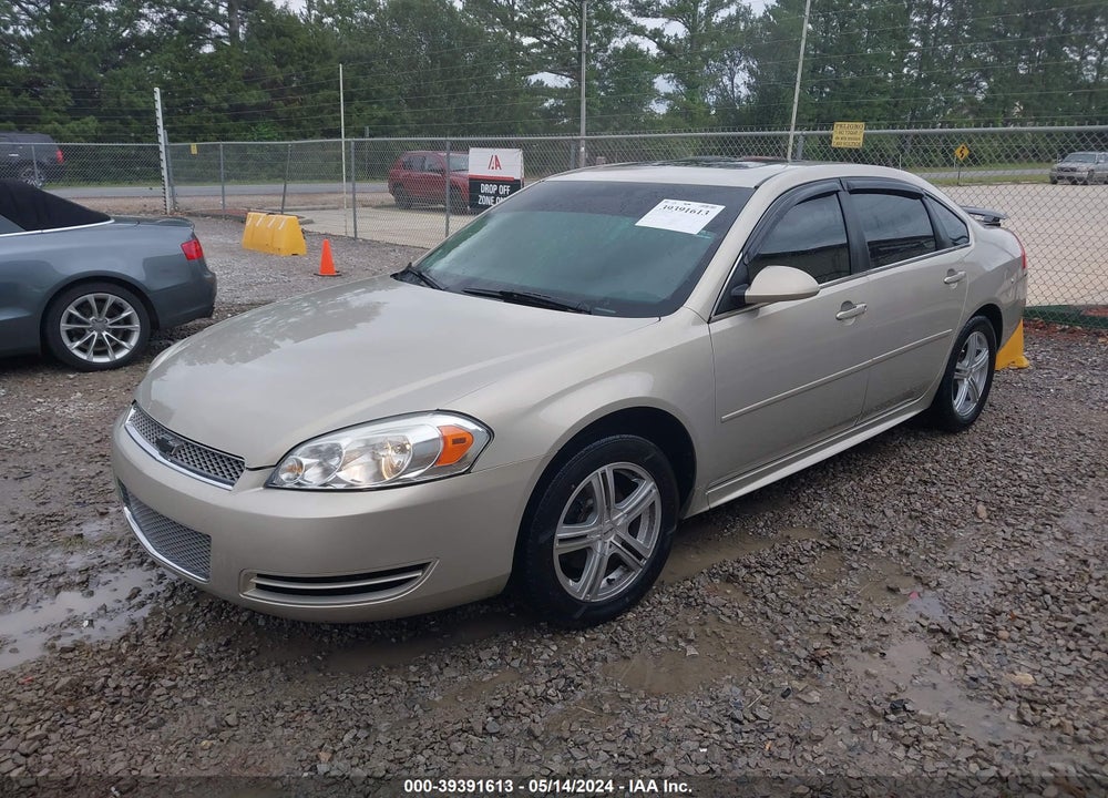 2012 CHEVROLET IMPALA LT VIN: 2G1WG5E35C1136308