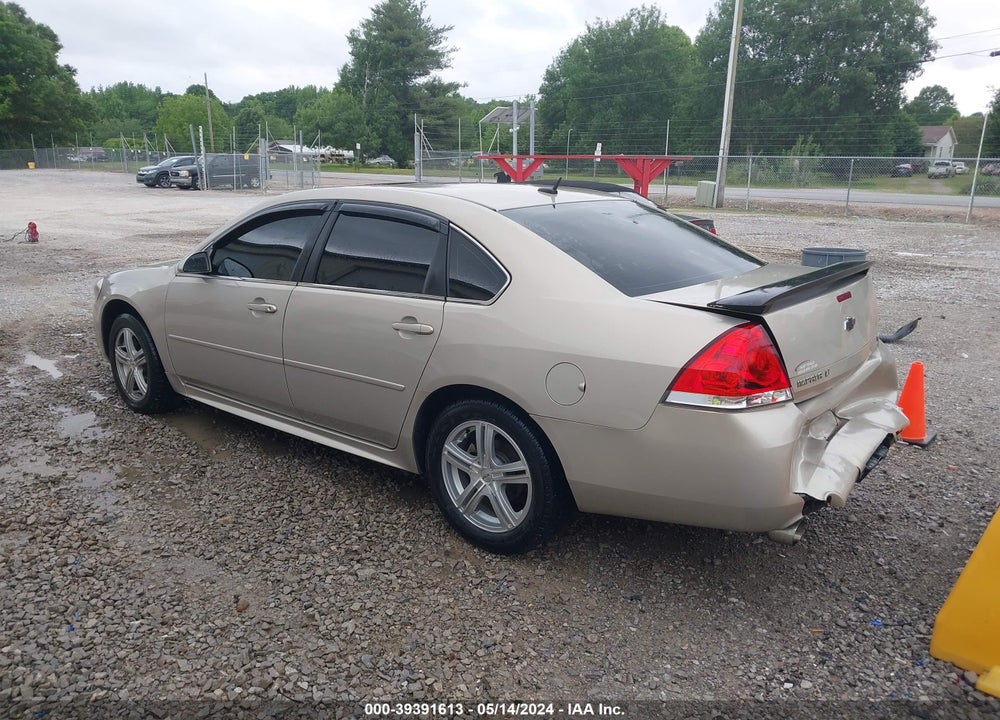 2012 CHEVROLET IMPALA LT VIN: 2G1WG5E35C1136308