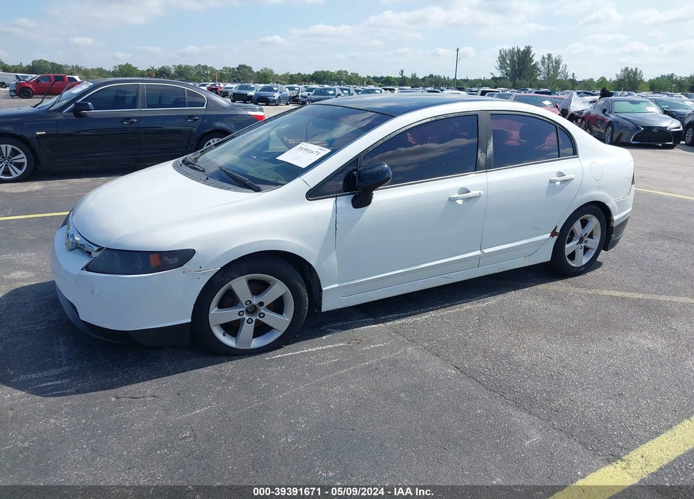 2008 HONDA CIVIC LX VIN: 2HGFA165X8H309483