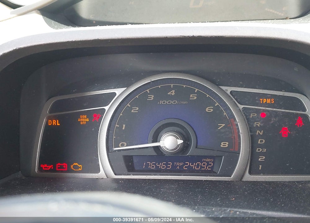 2008 HONDA CIVIC LX VIN: 2HGFA165X8H309483
