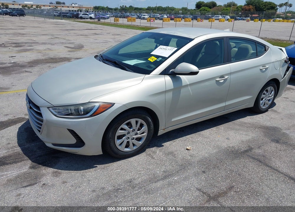 2017 HYUNDAI ELANTRA SE VIN: KMHD74LF0HU119395