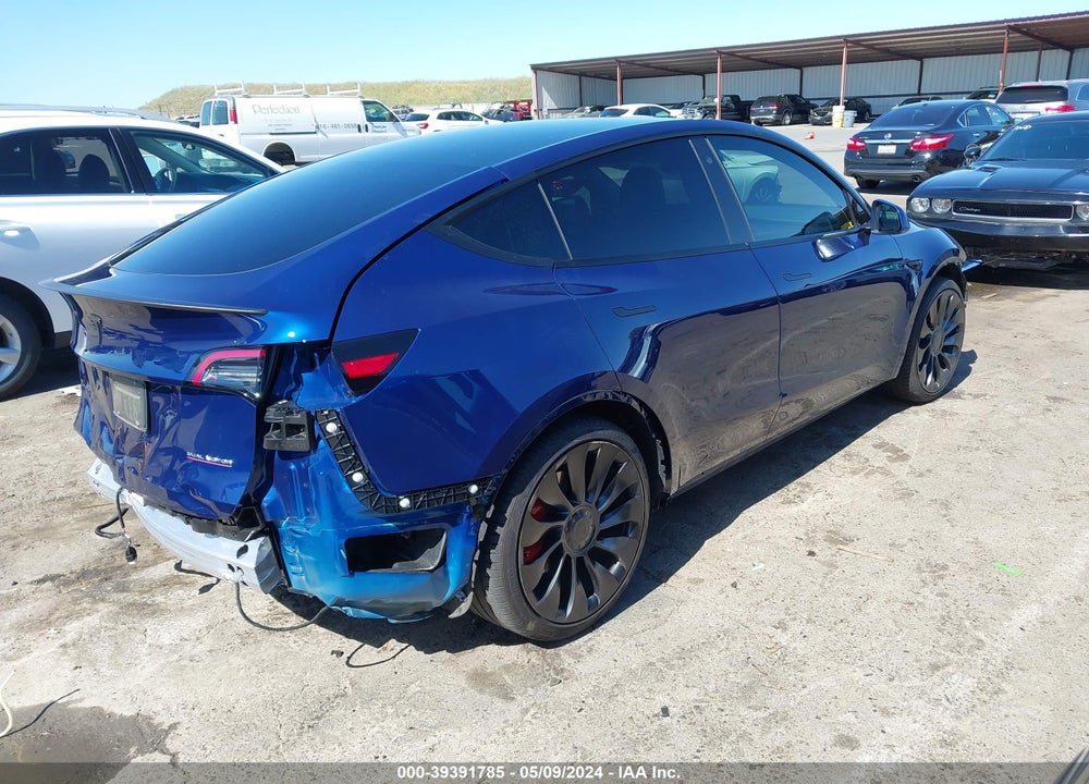 2022 TESLA MODEL Y PERFORMANCE DUAL MOTOR ALL-WHEEL DRIVE VIN: 7SAYGDEF8NF573114