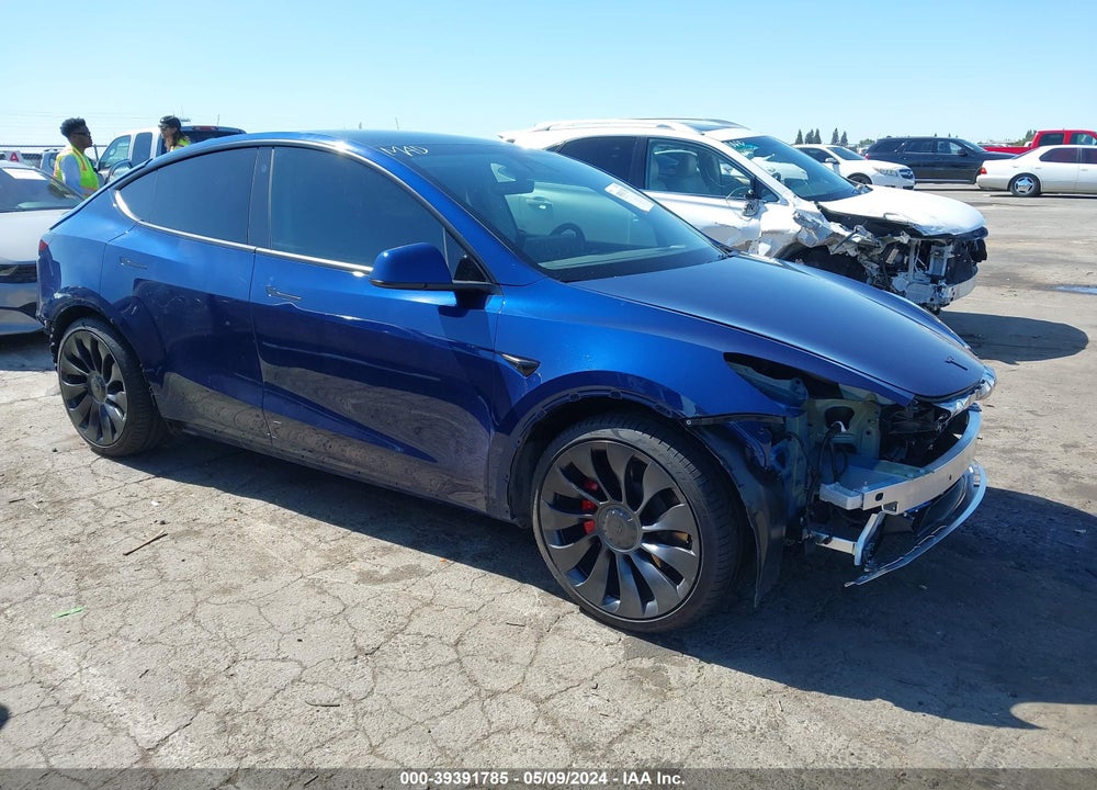 2022 TESLA MODEL Y PERFORMANCE DUAL MOTOR ALL-WHEEL DRIVE VIN: 7SAYGDEF8NF573114