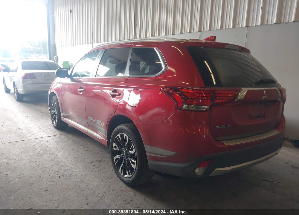 2018 MITSUBISHI OUTLANDER PHEV SEL VIN: JA4J24A52JZ027823