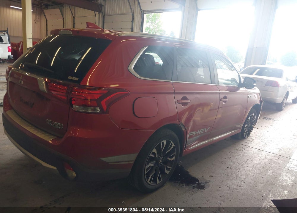 2018 MITSUBISHI OUTLANDER PHEV SEL VIN: JA4J24A52JZ027823