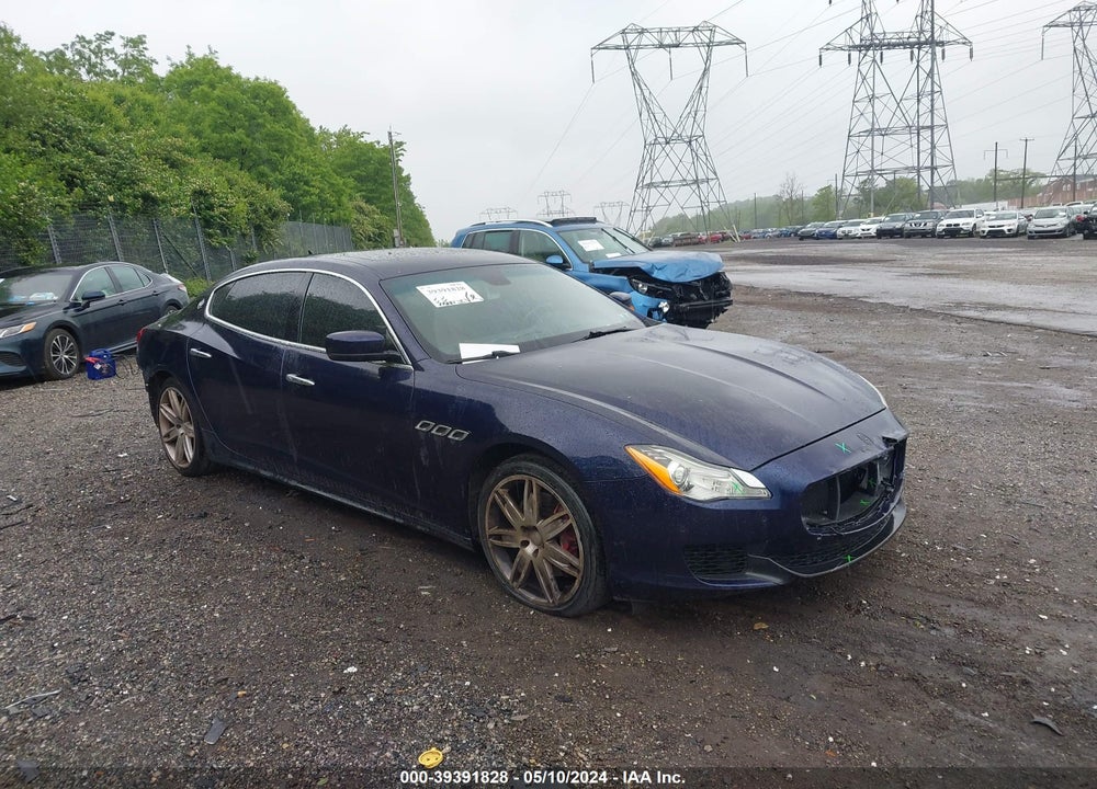 2014 MASERATI QUATTROPORTE S Q4 VIN: ZAM56RRA7E1111453