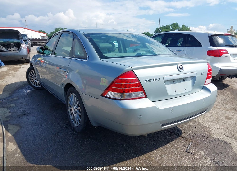 2006 MERCURY MONTEGO PREMIER VIN: 1MEFM42176G606373