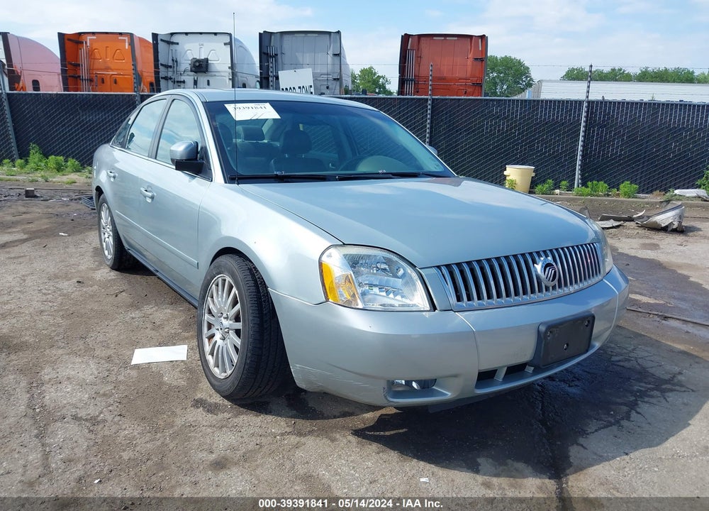 2006 MERCURY MONTEGO PREMIER VIN: 1MEFM42176G606373