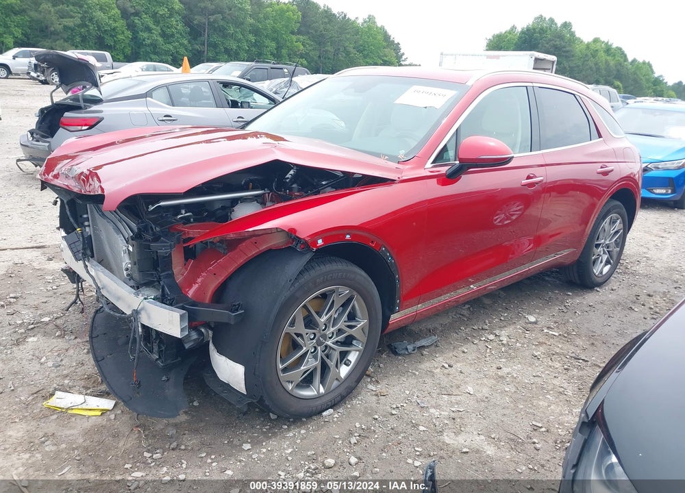 2022 GENESIS GV70 2.5T AWD VIN: KMUMADTB8NU075139