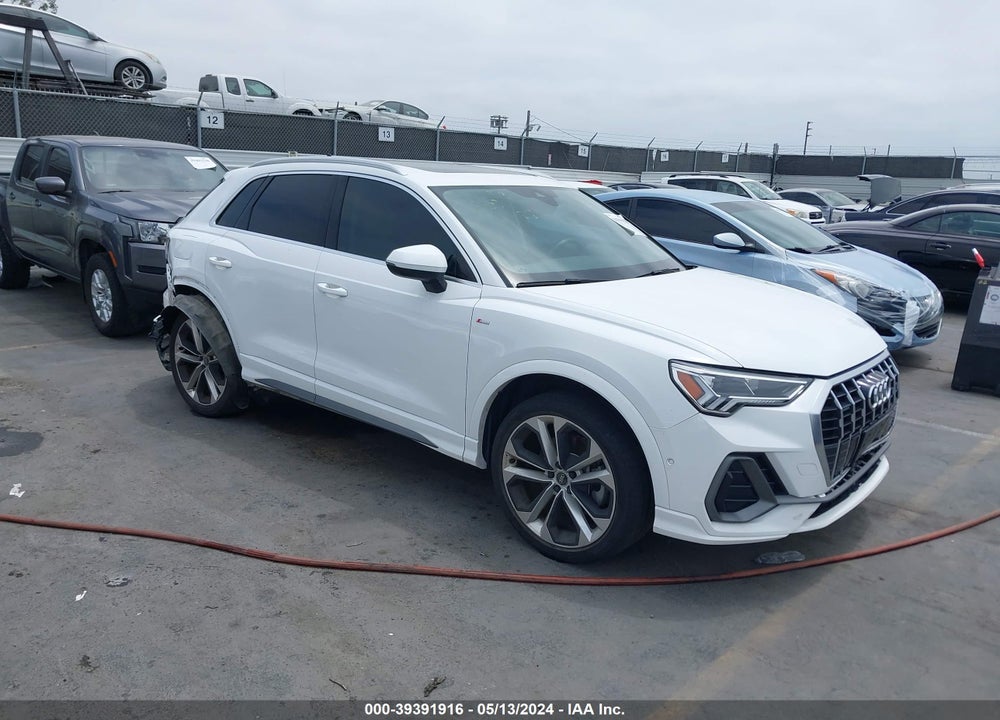 2021 AUDI Q3 PREMIUM PLUS 45 TFSI S LINE QUATTRO TIPTRONIC VIN: WA1EECF39M1118424