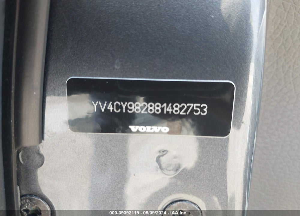 2008 VOLVO XC90 3.2 VIN: YV4CY982881482753