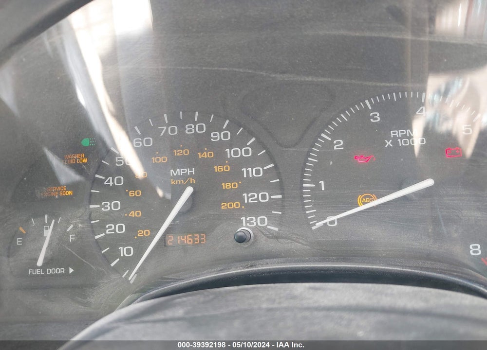 2002 SATURN L-SERIES L200 VIN: 1G8JU54F62Y520240