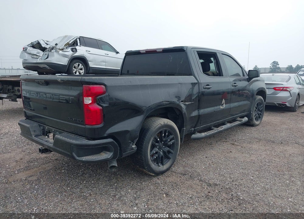 2022 CHEVROLET SILVERADO 1500 2WD SHORT BED CUSTOM VIN: 1GCPABEK6NZ519767