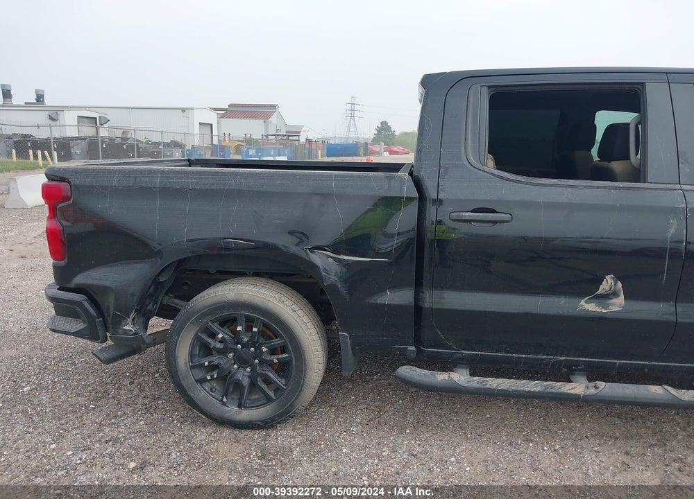 2022 CHEVROLET SILVERADO 1500 2WD SHORT BED CUSTOM VIN: 1GCPABEK6NZ519767