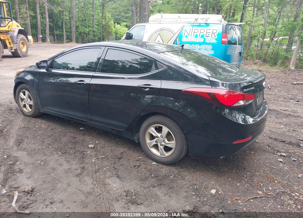 2014 HYUNDAI ELANTRA SE VIN: 5NPDH4AE5EH536500