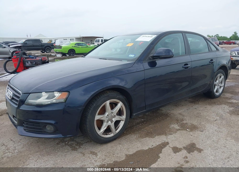 2009 AUDI A4 2.0T PREMIUM VIN: WAULF78K79N025906