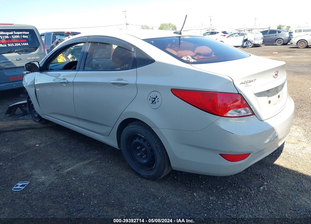 2015 HYUNDAI ACCENT VIN: KMHCT4AE7FU927502