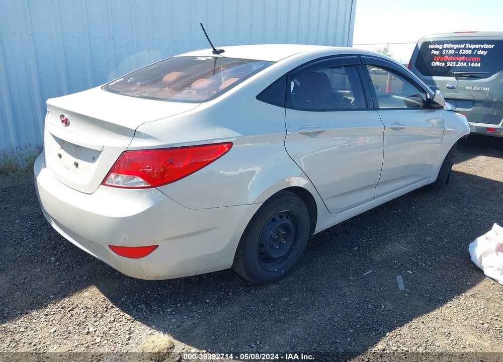 2015 HYUNDAI ACCENT VIN: KMHCT4AE7FU927502
