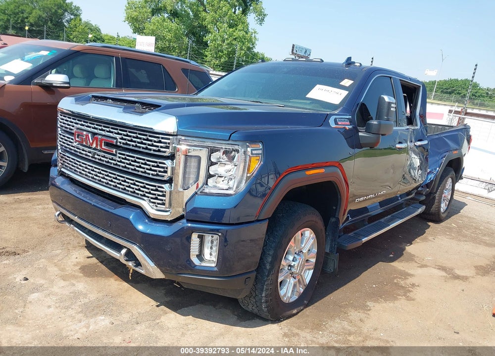 2022 GMC SIERRA 3500HD 4WD  LONG BED DENALI/4WD  STANDARD BED DENALI VIN: 1GT49WEY8NF347587