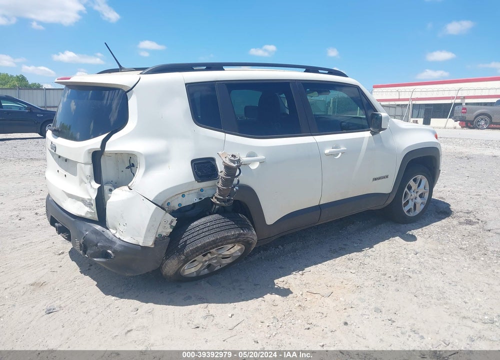 2015 JEEP RENEGADE LATITUDE VIN: ZACCJBBT0FPB72307