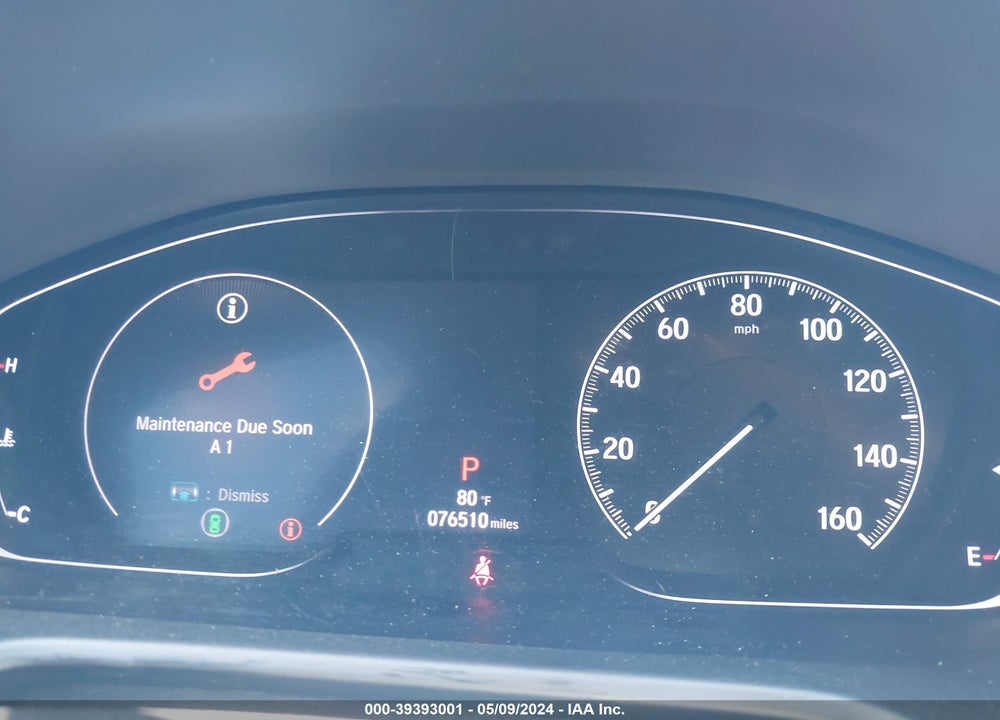 2019 HONDA ACCORD SPORT VIN: 1HGCV1F34KA024919