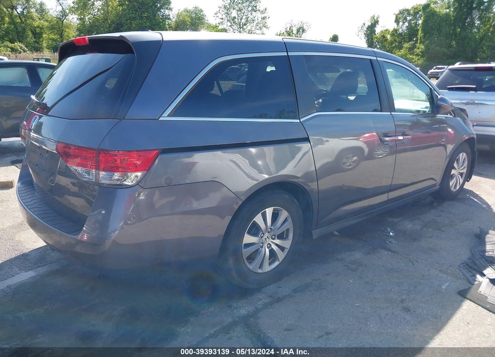 2016 HONDA ODYSSEY EX-L VIN: 5FNRL5H64GB009509