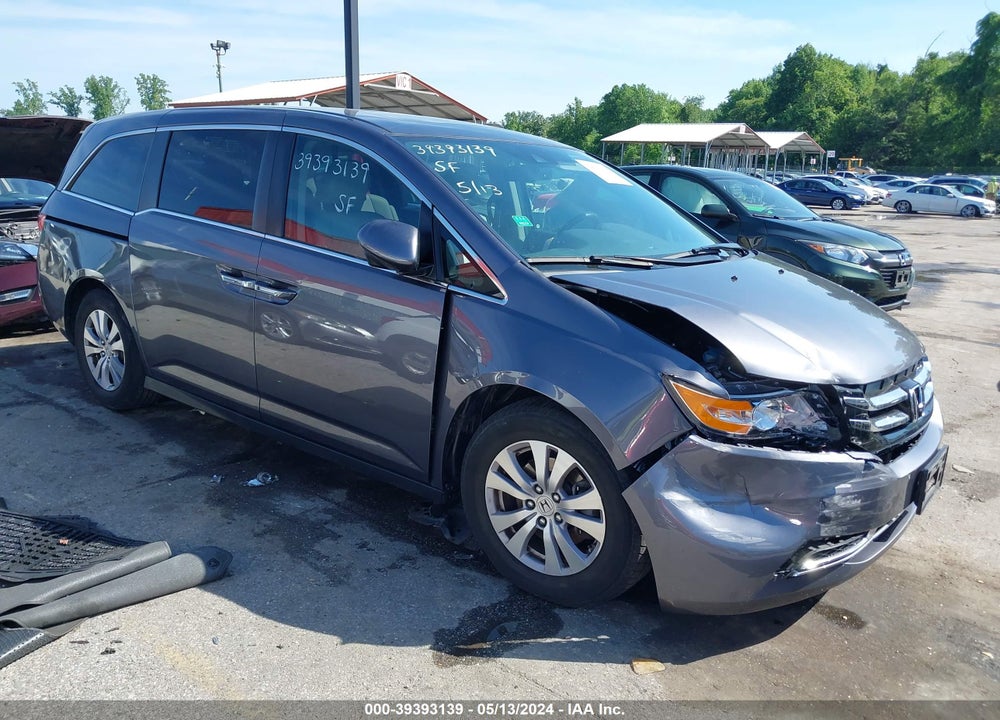 2016 HONDA ODYSSEY EX-L VIN: 5FNRL5H64GB009509