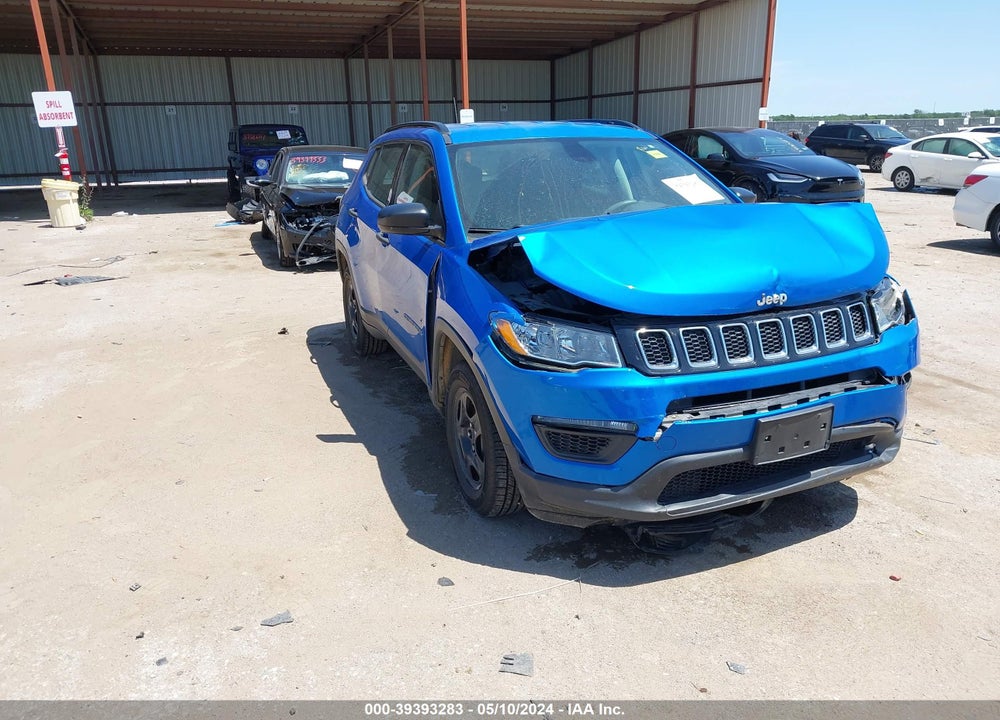2018 JEEP COMPASS SPORT FWD VIN: 3C4NJCAB0JT369031
