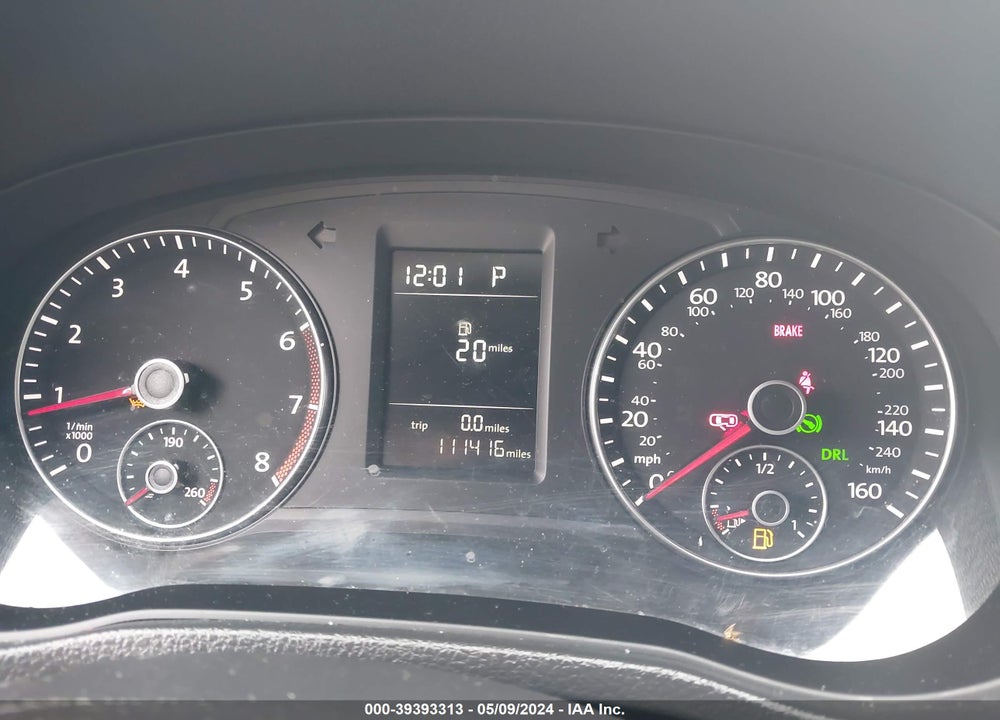 2013 VOLKSWAGEN PASSAT 2.5L S VIN: 1VWAP7A30DC131464