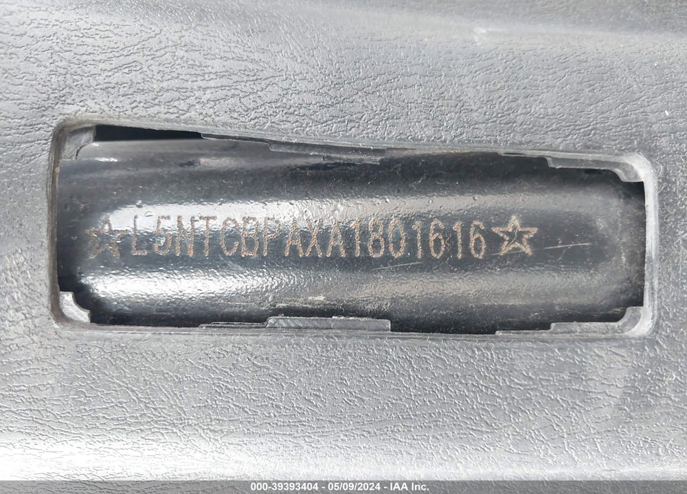 2010 TAO TAO 50CC VIN: L5NTCBPAXA1801616