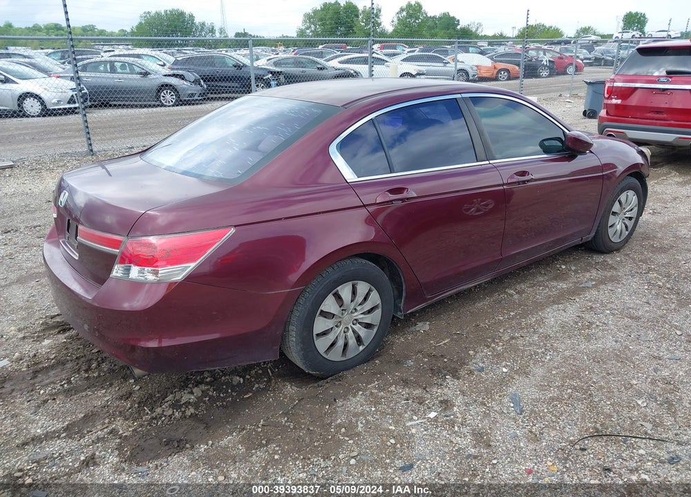 2012 HONDA ACCORD 2.4 LX VIN: 1HGCP2F31CA046619