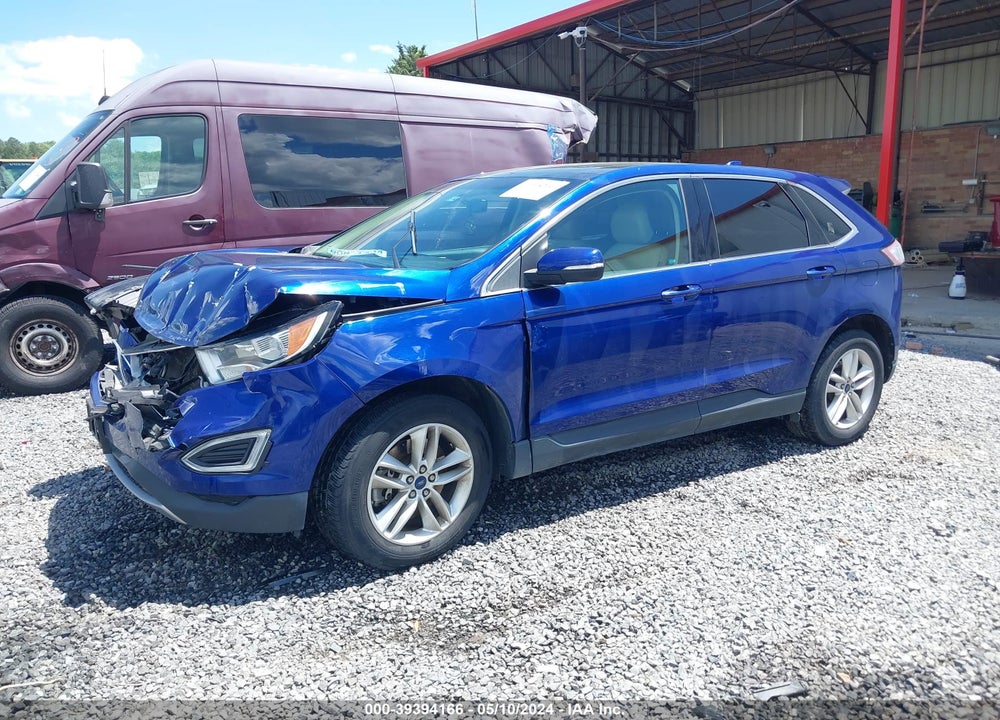 2015 FORD EDGE SEL VIN: 2FMTK4J9XFBB88654