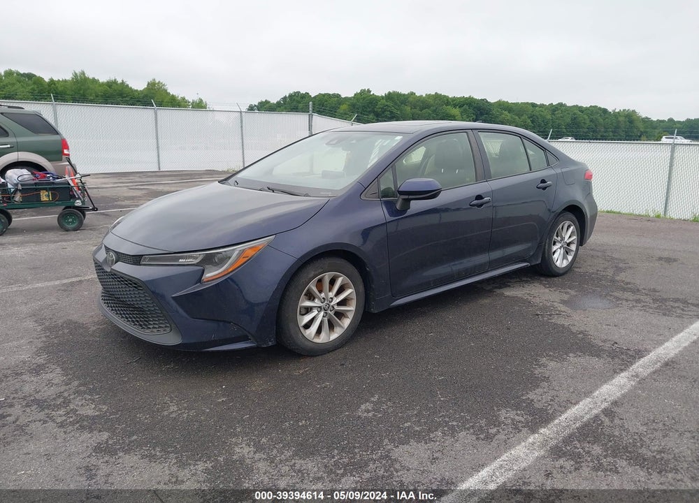 2020 TOYOTA COROLLA LE VIN: JTDHPRAE4LJ017590