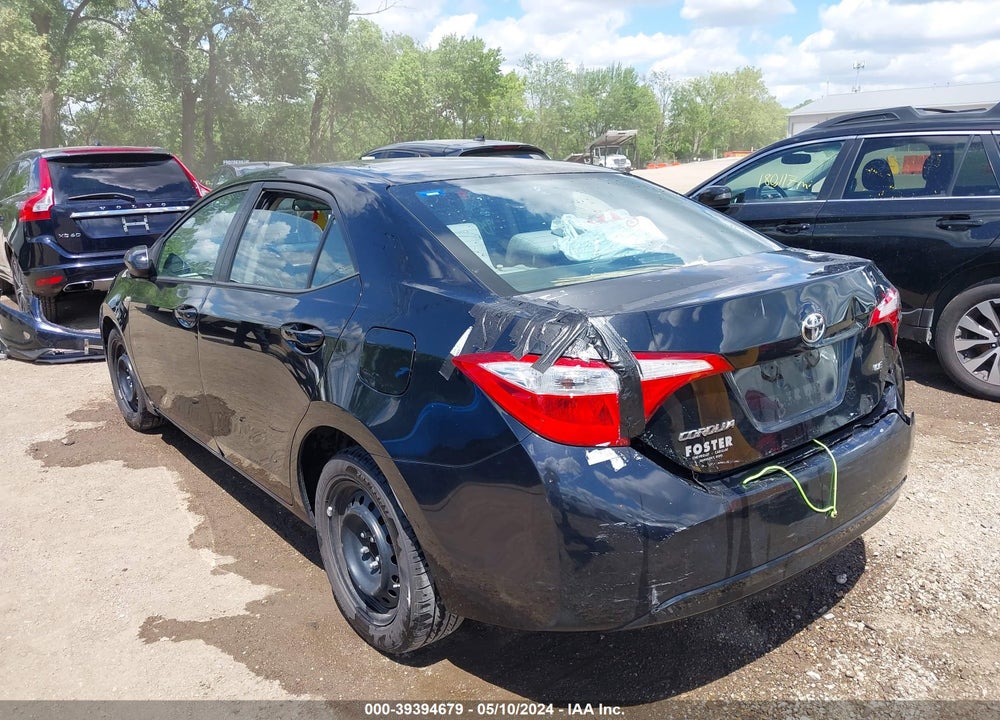 2016 TOYOTA COROLLA LE VIN: 2T1BURHE5GC490002