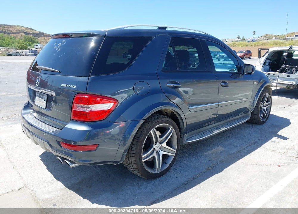 2010 MERCEDES-BENZ ML 63 AMG 4MATIC VIN: 4JGBB7HB0AA566989
