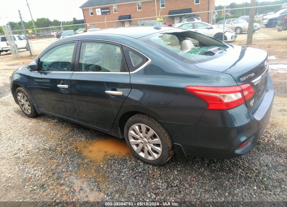 2017 NISSAN SENTRA SV VIN: 3N1AB7AP9HY356356