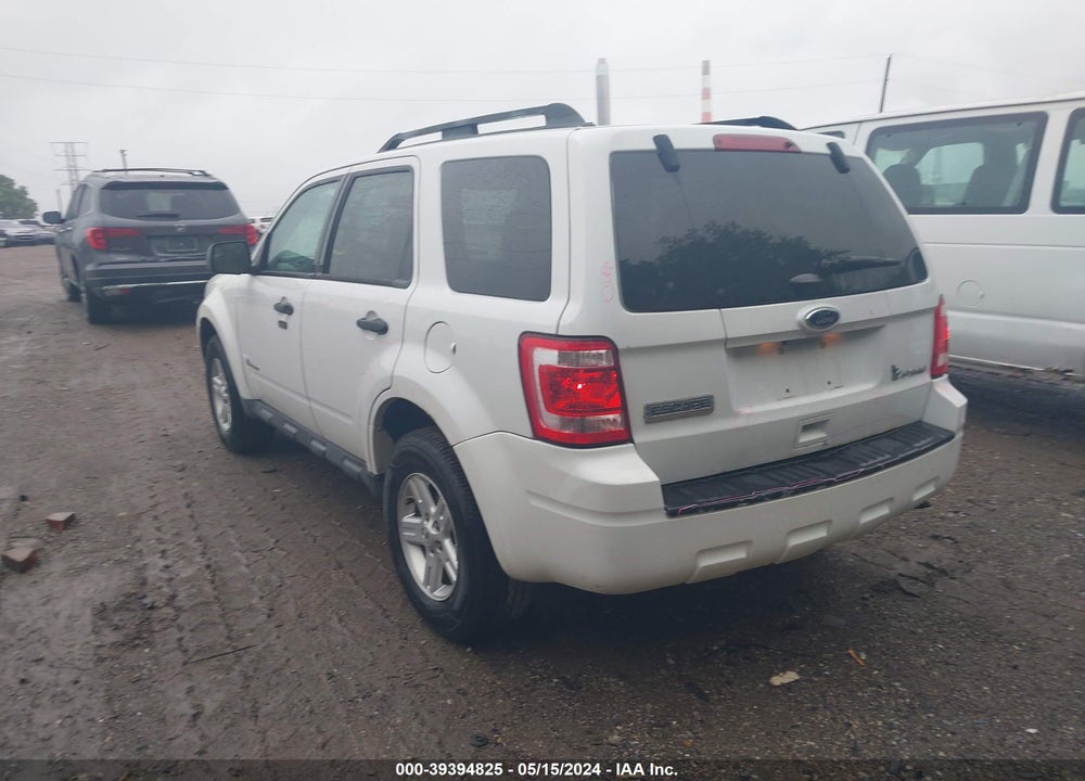 2011 FORD ESCAPE HYBRID VIN: 1FMCU5K31BKC24919