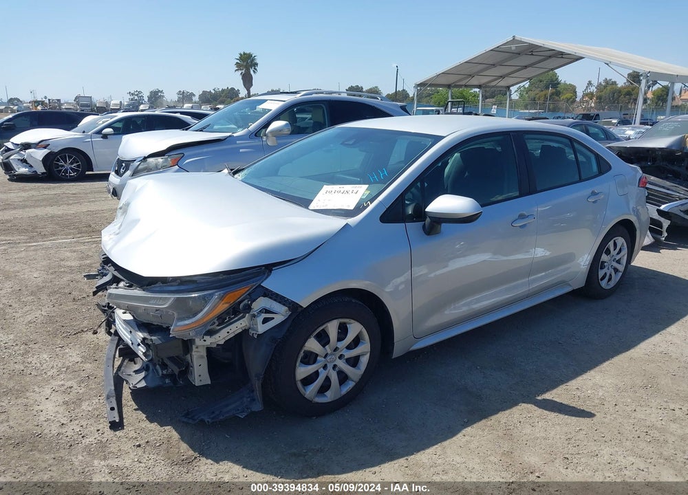 2021 TOYOTA COROLLA LE VIN: 5YFEPMAE3MP224328