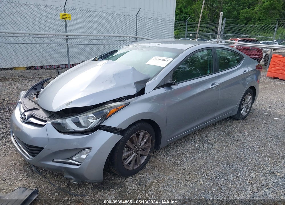 2016 HYUNDAI ELANTRA SE VIN: 5NPDH4AE2GH742134