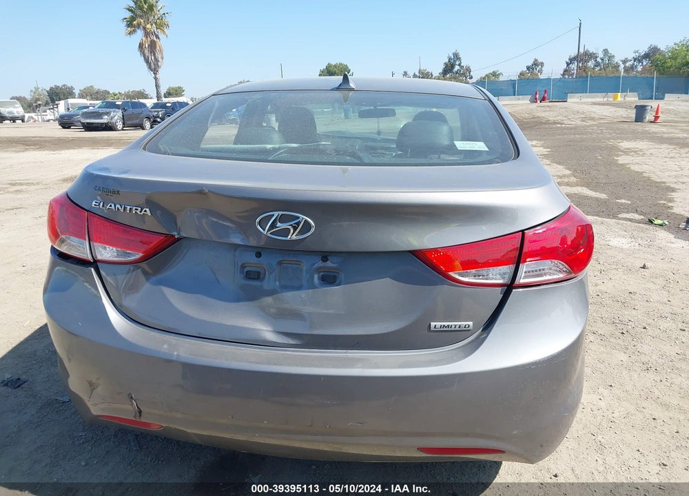 2013 HYUNDAI ELANTRA LIMITED VIN: 5NPDH4AEXDH368822