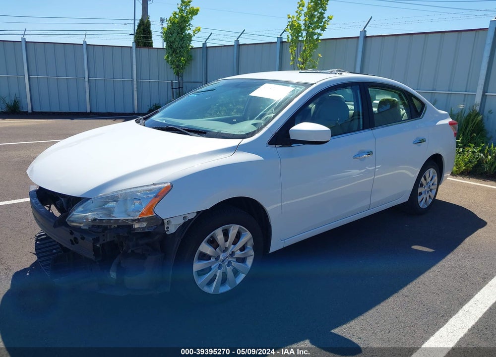 2015 NISSAN SENTRA S VIN: 3N1AB7AP5FY368288