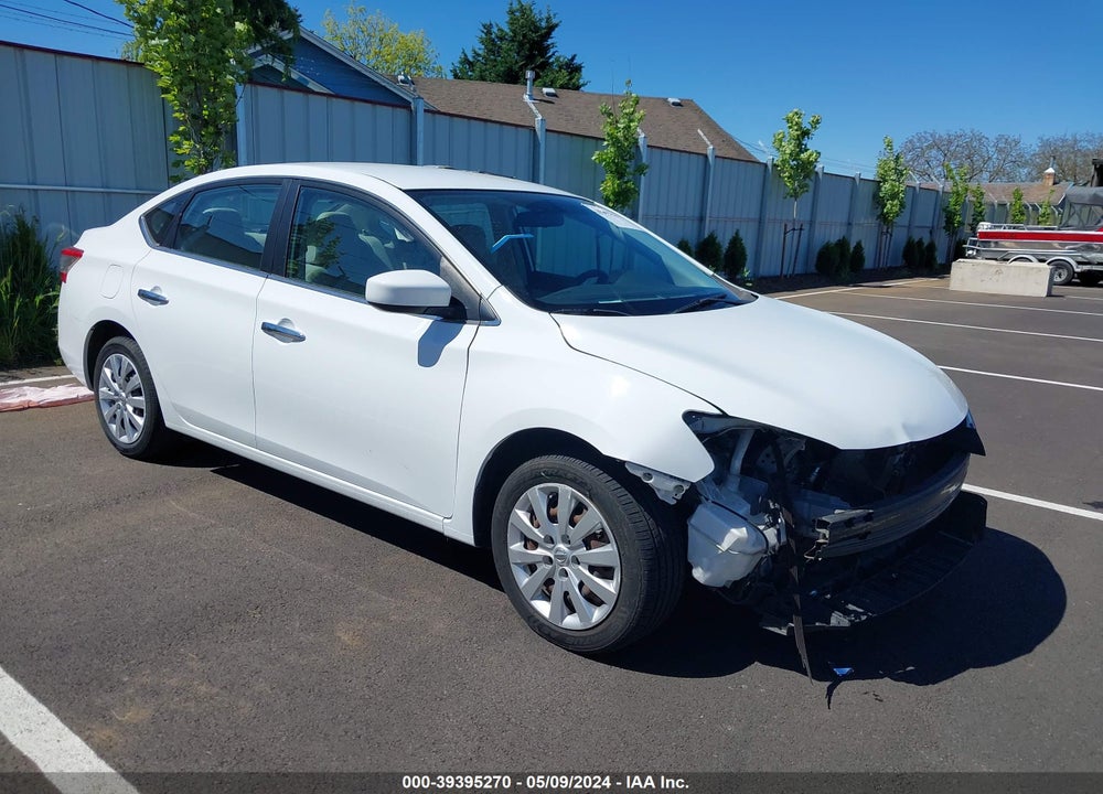 2015 NISSAN SENTRA S VIN: 3N1AB7AP5FY368288
